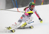 Lena Duerr of Germany skiing in first run of women slalom race of FIS Alpine skiing World Championships in Schladming, Austria. Women slalom race of FIS Alpine skiing World championships Schladming 2013, was held in Schladming, Austria, on Saturday, 16th of February 2013.
