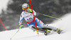Nicole Hosp of Austria skiing in first run of women slalom race of FIS Alpine skiing World Championships in Schladming, Austria. Women slalom race of FIS Alpine skiing World championships Schladming 2013, was held in Schladming, Austria, on Saturday, 16th of February 2013.
