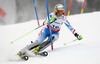 Nicole Hosp of Austria skiing in first run of women slalom race of FIS Alpine skiing World Championships in Schladming, Austria. Women slalom race of FIS Alpine skiing World championships Schladming 2013, was held in Schladming, Austria, on Saturday, 16th of February 2013.
