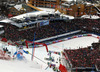 Second placed Michaela Kirchgasser of Austria skiing in second run of women slalom race of FIS Alpine skiing World Championships in Schladming, Austria. Women slalom race of FIS Alpine skiing World championships Schladming 2013, was held in Schladming, Austria, on Saturday, 16th of February 2013.
