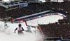 Winner and new women slalom World Champion Mikaela Shiffrin of USA skiing in second run of women slalom race of FIS Alpine skiing World Championships in Schladming, Austria. Women slalom race of FIS Alpine skiing World championships Schladming 2013, was held in Schladming, Austria, on Saturday, 16th of February 2013.
