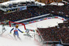 Third placed Frida Hansdotter of Sweden skiing in second run of women slalom race of FIS Alpine skiing World Championships in Schladming, Austria. Women slalom race of FIS Alpine skiing World championships Schladming 2013, was held in Schladming, Austria, on Saturday, 16th of February 2013.
