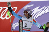 Fifth placed Tina Maze of Slovenia reacts in finish of second run of women slalom race of FIS Alpine skiing World Championships in Schladming, Austria. Women slalom race of FIS Alpine skiing World championships Schladming 2013, was held in Schladming, Austria, on Saturday, 16th of February 2013.
