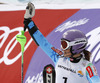 Fifth placed Tina Maze of Slovenia reacts in finish of second run of women slalom race of FIS Alpine skiing World Championships in Schladming, Austria. Women slalom race of FIS Alpine skiing World championships Schladming 2013, was held in Schladming, Austria, on Saturday, 16th of February 2013.
