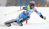 Tina Maze of Slovenia skiing in first run of women slalom race of FIS Alpine skiing World Championships in Schladming, Austria. Women slalom race of FIS Alpine skiing World championships Schladming 2013, was held in Schladming, Austria, on Saturday, 16th of February 2013.
