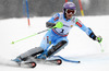Tina Maze of Slovenia skiing in first run of women slalom race of FIS Alpine skiing World Championships in Schladming, Austria. Women slalom race of FIS Alpine skiing World championships Schladming 2013, was held in Schladming, Austria, on Saturday, 16th of February 2013.

