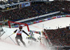 Winner and new women slalom World Champion Mikaela Shiffrin of USA skiing in second run of women slalom race of FIS Alpine skiing World Championships in Schladming, Austria. Women slalom race of FIS Alpine skiing World championships Schladming 2013, was held in Schladming, Austria, on Saturday, 16th of February 2013.
