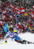 Mario Matt of Austria skiing in first run of men slalom race of FIS Alpine skiing World Championships in Schladming, Austria. Men slalom race of FIS Alpine skiing World championships Schladming 2013, was held in Schladming, Austria, on Sunday, 17th of February 2013.
