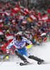 Mario Matt of Austria skiing in first run of men slalom race of FIS Alpine skiing World Championships in Schladming, Austria. Men slalom race of FIS Alpine skiing World championships Schladming 2013, was held in Schladming, Austria, on Sunday, 17th of February 2013.
