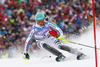 Felix Neureuther of Germany skiing in first run of men slalom race of FIS Alpine skiing World Championships in Schladming, Austria. Men slalom race of FIS Alpine skiing World championships Schladming 2013, was held in Schladming, Austria, on Sunday, 17th of February 2013.
