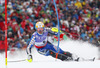 Andre Myhrer of Sweden skiing in first run of men slalom race of FIS Alpine skiing World Championships in Schladming, Austria. Men slalom race of FIS Alpine skiing World championships Schladming 2013, was held in Schladming, Austria, on Sunday, 17th of February 2013.

