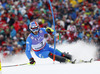 Manfred Moelgg of Italy skiing in first run of men slalom race of FIS Alpine skiing World Championships in Schladming, Austria. Men slalom race of FIS Alpine skiing World championships Schladming 2013, was held in Schladming, Austria, on Sunday, 17th of February 2013.
