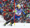Jens Byggmark of Sweden skiing in first run of men slalom race of FIS Alpine skiing World Championships in Schladming, Austria. Men slalom race of FIS Alpine skiing World championships Schladming 2013, was held in Schladming, Austria, on Sunday, 17th of February 2013.
