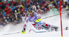 Alexis Pinturault of France skiing in first run of men slalom race of FIS Alpine skiing World Championships in Schladming, Austria. Men slalom race of FIS Alpine skiing World championships Schladming 2013, was held in Schladming, Austria, on Sunday, 17th of February 2013.
