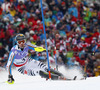 Stefan Luitz of Germany skiing in first run of men slalom race of FIS Alpine skiing World Championships in Schladming, Austria. Men slalom race of FIS Alpine skiing World championships Schladming 2013, was held in Schladming, Austria, on Sunday, 17th of February 2013.

