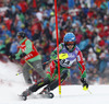 Santeri Paloniemi of Finland skiing in first run of men slalom race of FIS Alpine skiing World Championships in Schladming, Austria. Men slalom race of FIS Alpine skiing World championships Schladming 2013, was held in Schladming, Austria, on Sunday, 17th of February 2013.

