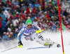 Philipp Schmid of Germany skiing in first run of men slalom race of FIS Alpine skiing World Championships in Schladming, Austria. Men slalom race of FIS Alpine skiing World championships Schladming 2013, was held in Schladming, Austria, on Sunday, 17th of February 2013.
