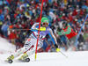 Philipp Schmid of Germany skiing in first run of men slalom race of FIS Alpine skiing World Championships in Schladming, Austria. Men slalom race of FIS Alpine skiing World championships Schladming 2013, was held in Schladming, Austria, on Sunday, 17th of February 2013.
