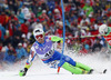 Matic Skube of Slovenia skiing in first run of men slalom race of FIS Alpine skiing World Championships in Schladming, Austria. Men slalom race of FIS Alpine skiing World championships Schladming 2013, was held in Schladming, Austria, on Sunday, 17th of February 2013.
