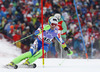 Matic Skube of Slovenia skiing in first run of men slalom race of FIS Alpine skiing World Championships in Schladming, Austria. Men slalom race of FIS Alpine skiing World championships Schladming 2013, was held in Schladming, Austria, on Sunday, 17th of February 2013.
