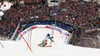 Santeri Paloniemi of Finland skiing in second run of men slalom race of FIS Alpine skiing World Championships in Schladming, Austria. Men slalom race of FIS Alpine skiing World championships Schladming 2013, was held in Schladming, Austria, on Sunday, 17th of February 2013.
