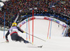 Fifth placed Ivica Kostelic of Croatia skiing in second run of men slalom race of FIS Alpine skiing World Championships in Schladming, Austria. Men slalom race of FIS Alpine skiing World championships Schladming 2013, was held in Schladming, Austria, on Sunday, 17th of February 2013.
