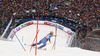 Fourth placed Andre Myhrer of Sweden skiing in second run of men slalom race of FIS Alpine skiing World Championships in Schladming, Austria. Men slalom race of FIS Alpine skiing World championships Schladming 2013, was held in Schladming, Austria, on Sunday, 17th of February 2013.
