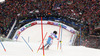 Third placed Mario Matt of Austria skiing in second run of men slalom race of FIS Alpine skiing World Championships in Schladming, Austria. Men slalom race of FIS Alpine skiing World championships Schladming 2013, was held in Schladming, Austria, on Sunday, 17th of February 2013.
