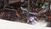 Winner and new slalom World Champion Marcel Hirscher of Austria skiing in second run of men slalom race of FIS Alpine skiing World Championships in Schladming, Austria. Men slalom race of FIS Alpine skiing World championships Schladming 2013, was held in Schladming, Austria, on Sunday, 17th of February 2013.
