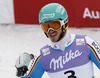 Second placed Felix Neureuther of Germany reacts in finish of second run of men slalom race of FIS Alpine skiing World Championships in Schladming, Austria. Men slalom race of FIS Alpine skiing World championships Schladming 2013, was held in Schladming, Austria, on Sunday, 17th of February 2013.
