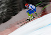 Andrej Sporn of Slovenia skiing in second training for men downhill race of FIS Alpine skiing World Cup in Garmisch-Partenkirchen, Germany. Second training for men downhill race of FIS Alpine skiing World Cup in Garmisch-Partenkirchen, Germany, was held on Friday, 22nd of February 2013.
