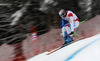 Silvan Zurbriggen of Switzerland skiing in second training for men downhill race of FIS Alpine skiing World Cup in Garmisch-Partenkirchen, Germany. Second training for men downhill race of FIS Alpine skiing World Cup in Garmisch-Partenkirchen, Germany, was held on Friday, 22nd of February 2013.
