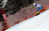 Rok Perko of Slovenia skiing in second training for men downhill race of FIS Alpine skiing World Cup in Garmisch-Partenkirchen, Germany. Second training for men downhill race of FIS Alpine skiing World Cup in Garmisch-Partenkirchen, Germany, was held on Friday, 22nd of February 2013.
