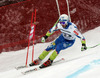 Rok Perko of Slovenia skiing in second training for men downhill race of FIS Alpine skiing World Cup in Garmisch-Partenkirchen, Germany. Second training for men downhill race of FIS Alpine skiing World Cup in Garmisch-Partenkirchen, Germany, was held on Friday, 22nd of February 2013.
