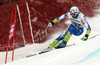 Bostjan Kline of Slovenia skiing in second training for men downhill race of FIS Alpine skiing World Cup in Garmisch-Partenkirchen, Germany. Second training for men downhill race of FIS Alpine skiing World Cup in Garmisch-Partenkirchen, Germany, was held on Friday, 22nd of February 2013.
