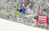 Andrej Sporn of Slovenia skiing in men downhill race of FIS Alpine skiing World Cup in Garmisch-Partenkirchen, Germany. Men downhill race of FIS Alpine skiing World Cup in Garmisch-Partenkirchen, Germany, was held on Saturday, 23rd of February 2013.
