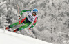 Andreas Romar of Finland skiing in men downhill race of FIS Alpine skiing World Cup in Garmisch-Partenkirchen, Germany. Men downhill race of FIS Alpine skiing World Cup in Garmisch-Partenkirchen, Germany, was held on Saturday, 23rd of February 2013.
