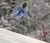 Third placed Klaus Kroell of Austria skiing in men downhill race of FIS Alpine skiing World Cup in Garmisch-Partenkirchen, Germany. Men downhill race of FIS Alpine skiing World Cup in Garmisch-Partenkirchen, Germany, was held on Saturday, 23rd of February 2013.
