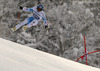 Second placed Georg Streitberger of Austria skiing in men downhill race of FIS Alpine skiing World Cup in Garmisch-Partenkirchen, Germany. Men downhill race of FIS Alpine skiing World Cup in Garmisch-Partenkirchen, Germany, was held on Saturday, 23rd of February 2013.
