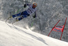 Douglas Hedin of Sweden skiing in men downhill race of FIS Alpine skiing World Cup in Garmisch-Partenkirchen, Germany. Men downhill race of FIS Alpine skiing World Cup in Garmisch-Partenkirchen, Germany, was held on Saturday, 23rd of February 2013.
