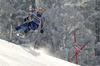 Daniel Ericsson of Sweden skiing in men downhill race of FIS Alpine skiing World Cup in Garmisch-Partenkirchen, Germany. Men downhill race of FIS Alpine skiing World Cup in Garmisch-Partenkirchen, Germany, was held on Saturday, 23rd of February 2013.
