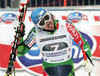 Andreas Romar of Finland reacts in finish of men downhill race of FIS Alpine skiing World Cup in Garmisch-Partenkirchen, Germany. Men downhill race of FIS Alpine skiing World Cup in Garmisch-Partenkirchen, Germany, was held on Saturday, 23rd of February 2013.
