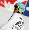 Christof Innerhofer of Italyreacts in finish of men downhill race of FIS Alpine skiing World Cup in Garmisch-Partenkirchen, Germany. Men downhill race of FIS Alpine skiing World Cup in Garmisch-Partenkirchen, Germany, was held on Saturday, 23rd of February 2013.
