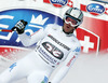 Werner Heel of Italy reacts in finish of men downhill race of FIS Alpine skiing World Cup in Garmisch-Partenkirchen, Germany. Men downhill race of FIS Alpine skiing World Cup in Garmisch-Partenkirchen, Germany, was held on Saturday, 23rd of February 2013.
