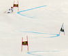 Marcel Hirscher of Austria skiing in first run of men giant slalom race of FIS Alpine skiing World Cup in Garmisch-Partenkirchen, Germany. Men giant slalom race of FIS Alpine skiing World Cup in Garmisch-Partenkirchen, Germany, was held on Sunday, 24th of February 2013.
