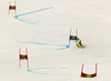 Aksel Lund Svindal of Norway skiing in first run of men giant slalom race of FIS Alpine skiing World Cup in Garmisch-Partenkirchen, Germany. Men giant slalom race of FIS Alpine skiing World Cup in Garmisch-Partenkirchen, Germany, was held on Sunday, 24th of February 2013.
