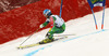Marcus Sandell of Finland skiing in first run of men giant slalom race of FIS Alpine skiing World Cup in Garmisch-Partenkirchen, Germany. Men giant slalom race of FIS Alpine skiing World Cup in Garmisch-Partenkirchen, Germany, was held on Sunday, 24th of February 2013.
