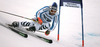 Fritz Dopfer of Germany skiing in first run of men giant slalom race of FIS Alpine skiing World Cup in Garmisch-Partenkirchen, Germany. Men giant slalom race of FIS Alpine skiing World Cup in Garmisch-Partenkirchen, Germany, was held on Sunday, 24th of February 2013.
