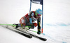 Ted Ligety of USA skiing in first run of men giant slalom race of FIS Alpine skiing World Cup in Garmisch-Partenkirchen, Germany. Men giant slalom race of FIS Alpine skiing World Cup in Garmisch-Partenkirchen, Germany, was held on Sunday, 24th of February 2013.
