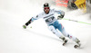 Hannes Reichelt of Austria skiing in first run of men giant slalom race of FIS Alpine skiing World Cup in Garmisch-Partenkirchen, Germany. Men giant slalom race of FIS Alpine skiing World Cup in Garmisch-Partenkirchen, Germany, was held on Sunday, 24th of February 2013.

